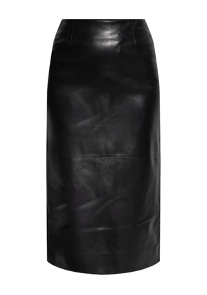 Givenchy leather midi skirt - Black