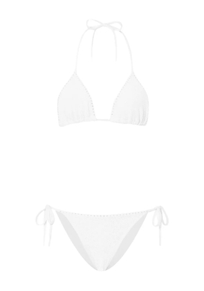 Hunza G Gina Swarovski® bikini - White