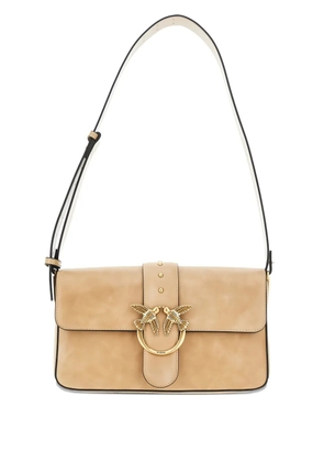 PINKO Love-Birds-motif shoulder bag - Neutrals
