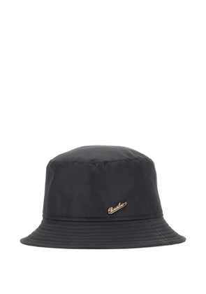 Borsalino Morgan Rain logo-plaque bucket hat - Black