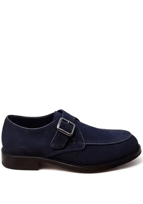 Tod's buckle suede monk shoes - Blue