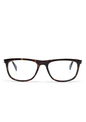 Saint Laurent Eyewear square-frame glasses - Brown