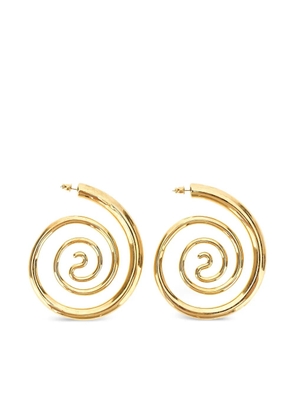 Panconesi Spiral Serpent hoops earrings - Gold