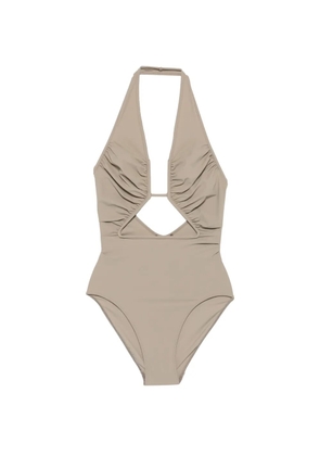 Rick Owens open-back swimsuit - Neutrals