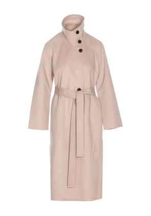 THE DYNAMIS STUDIO Paris belted classic-collar coat - Neutrals