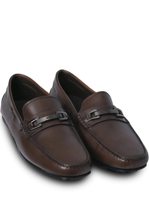 Tod's Gommini metal-clamp loafers - Brown