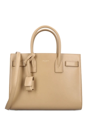 Saint Laurent top-handle leather bag - Neutrals