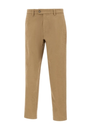 Re-Hash buttoned cotton straight-leg trousers - Neutrals