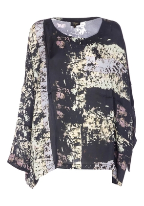 YAVI printed blouse - Black