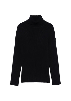 Yves Salomon ribbed turtleneck sweater - Black