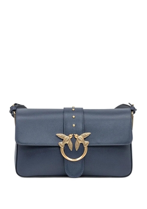 PINKO love birds clasp shoulder bag - Blue