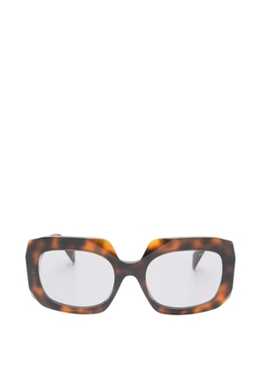 Prada Eyewear rectangle-frame sunglasses - Brown