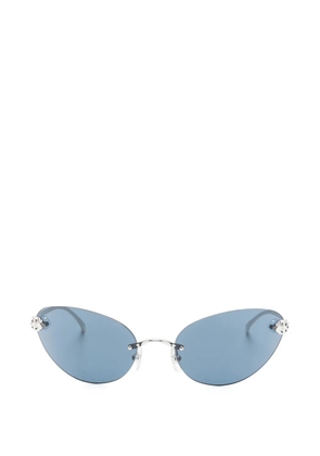 Cartier Eyewear rimless sunglasses - Silver