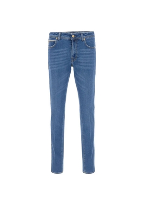 Briglia 1949 five-pocket logo jeans - Blue