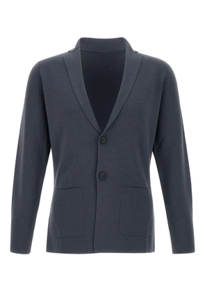 Filippo De Laurentiis peaked-lapels buttoned blazer - Grey