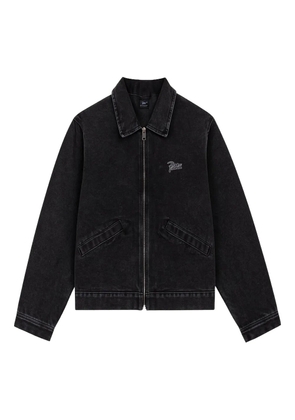 PATTA zip-fastening logo-embroidered jacket - Black