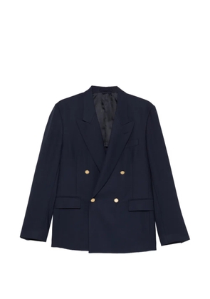 Lardini double-breasted button jacket - Blue