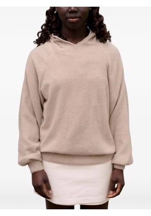 Baserange Soar merino wool hooded - Neutrals