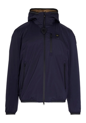 Blauer hooded zip-up jacket - Blue