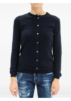 LA ROSE buttoned cashmere cardigan - Blue