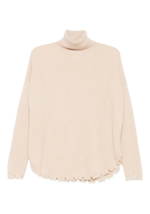 kujten Mavis frayed sweater - Neutrals
