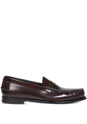 Church's penny-slot stitched loafers - Brown