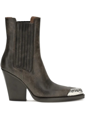 Paris Texas 100mm Dallas cowboy boots - Black