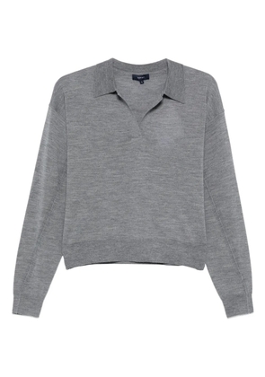Soeur polo-neck top - Grey