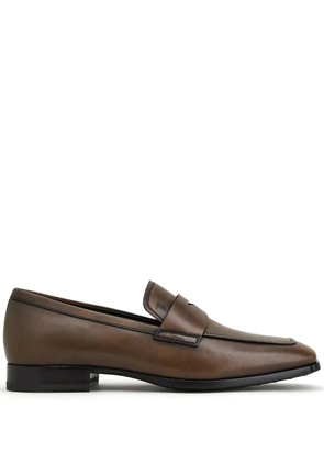 Tod's leather loafers - Brown