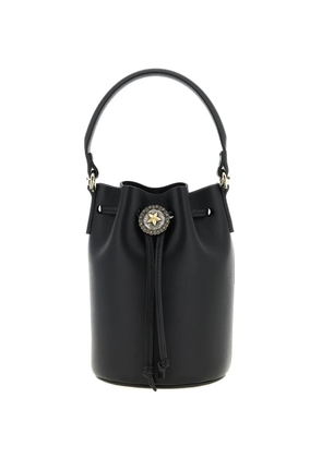 Kate Cate star detail drawstring bucket bag - Black
