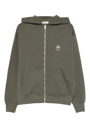 Bally zip-fastening hoodie - Green