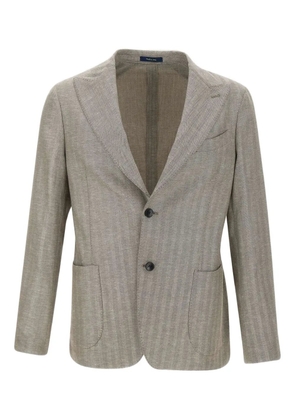Marchesani peaked lapels two-button jacket - Grey