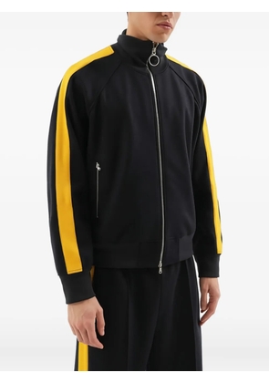 1989 STUDIO stripe-detail zip-up jacket - Blue