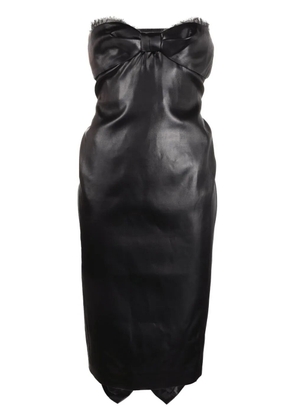 Saint Laurent strapless mid-length dress - Black