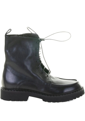 Laura B lace-up ankle boots - Black