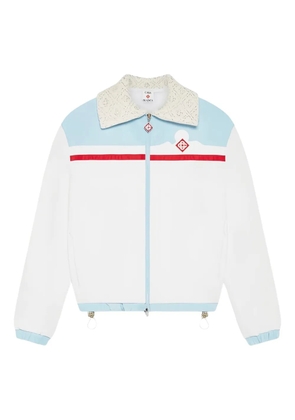 Casablanca zip-up ski jacket - White