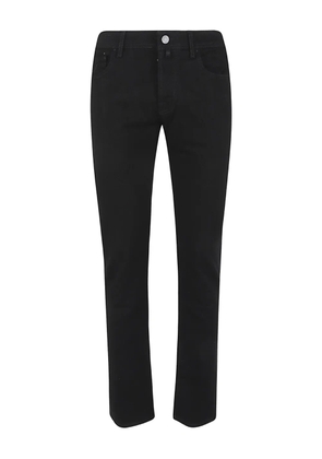 Jacob Cohën logo-patch jeans - Black