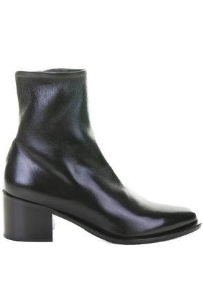 Lorenzo Masiero leather ankle boots - Black