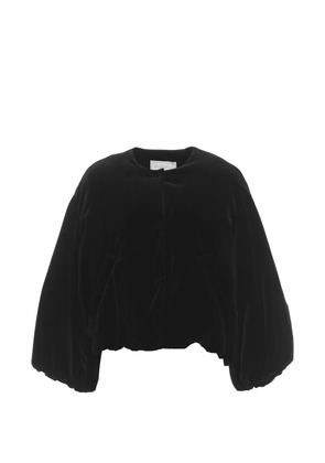 Antonelli puff-sleeve bomber jacket - Black