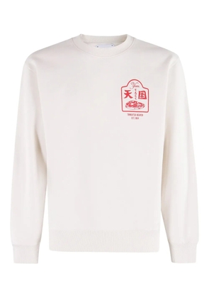 Edwin graphic print sweatshirt - Neutrals