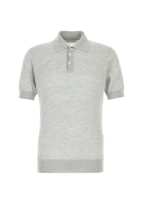 Brunello Cucinelli colllared polo shirt - Grey