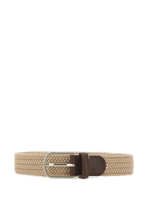 LA BOUCLE Dubai woven leather belt - Neutrals