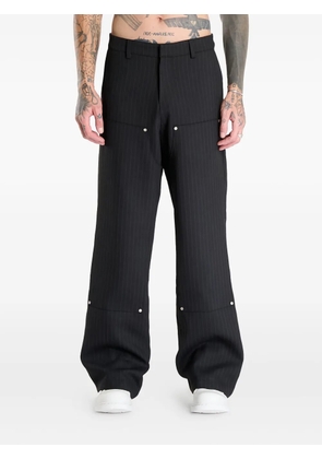 MISBHV pinstripe carpenter trousers - Black