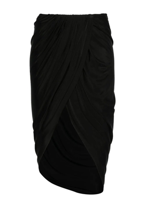 FRANCESCO MURANO draped asymmetric mini skirt - Black