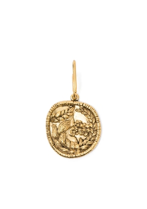 Aurelie Bidermann Virgo zodiac charm - Gold