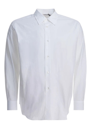Auralee long-sleeve cotton shirt - White