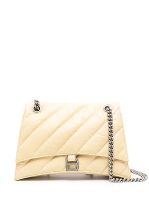 Balenciaga medium Crush leather shoulder bag - Yellow