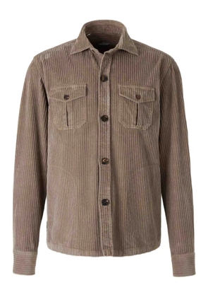 Vincenzo Di Ruggiero button-up shirt jacket - Brown
