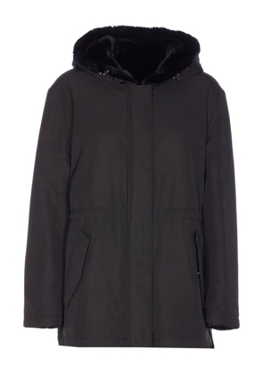 LOU ANDREA reversible hooded jacket - Black