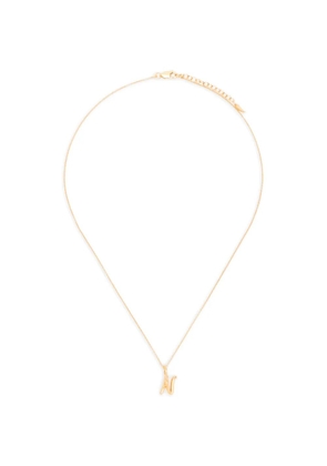 Missoma Molten initial mini necklace - Gold